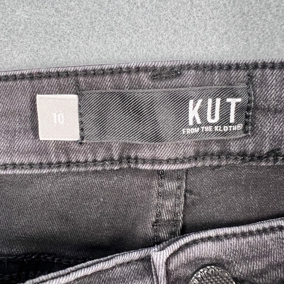 KUT from the Kloth Black Skinny Jeans Womens 10 Connie Fab Ab Ankle KP1224ME3 - Picture 4 of 11